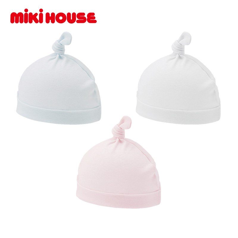 MIKIHOUSE婴儿帽LaMorfet系列新生儿男女宝胎帽