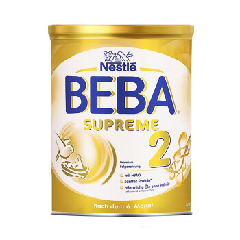 Nestle BEBA雀巢贝巴至尊版婴儿奶粉2段800g/罐