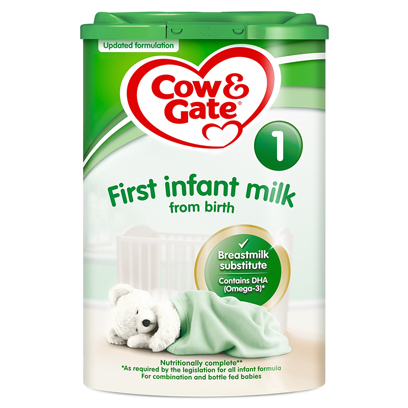牛栏Cow&Gate婴儿新生儿宝宝配方奶粉1段0-6月800g